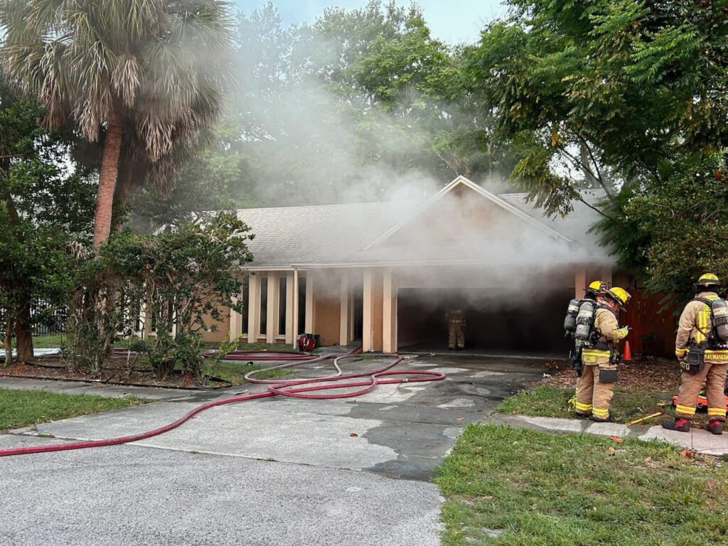 No one was inside the home at the time of the fire. (Photo: Lt Zombo, Tech 1)