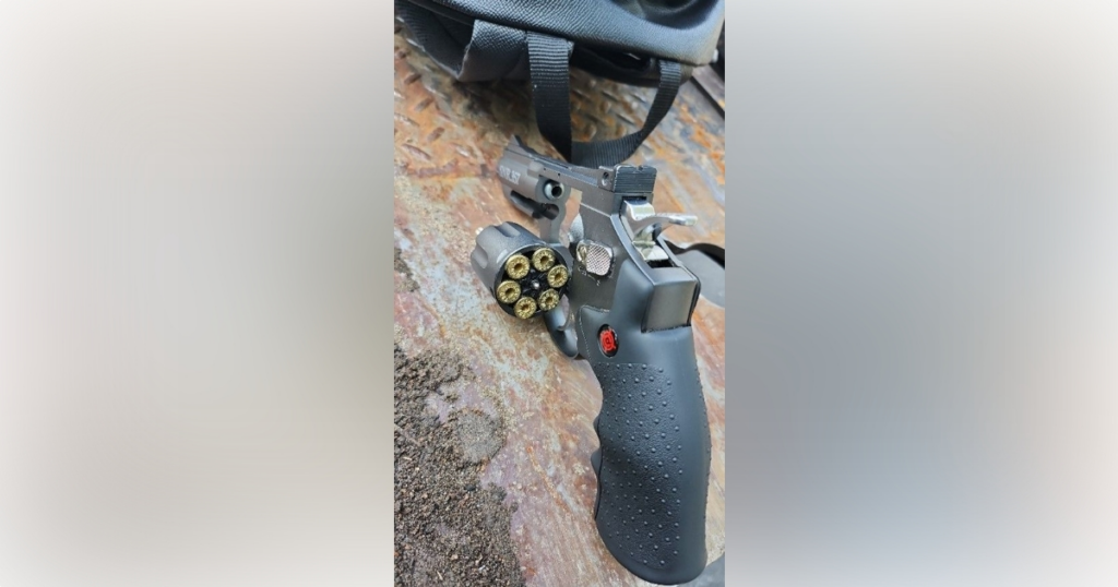 A loaded gun that was allegedly found in Michael Darren Jesse Rodriguez's possession at the time of his arrest. (Photo: Orlando Police Department)