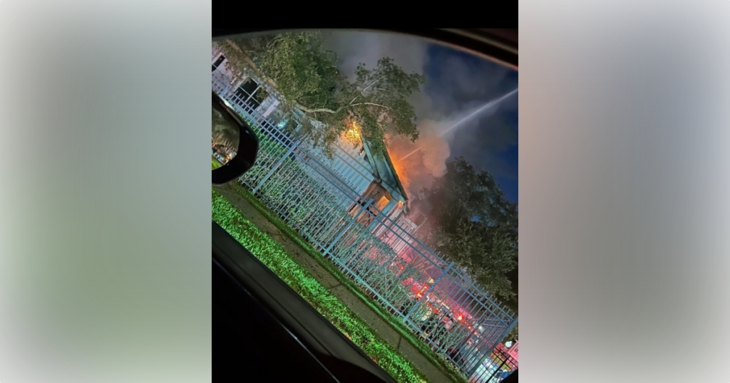 Firefighters observed heavy smoke and flames when they arrived at the apartment complex on October 3, 2024. (Photo: Orlando Fire Department)