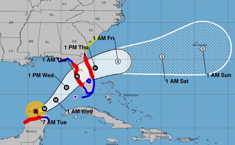 Hurricane Milton Tues 8 a.m. update