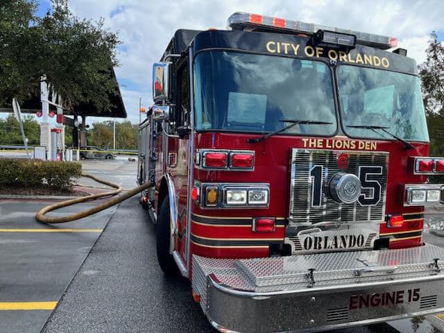 Orlando Fire Department one seriously hurt in fiery crash at Orlando Wawa on October 20, 2024 4