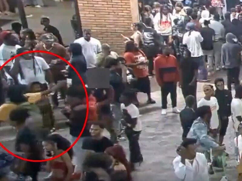 The 17-year-old suspect pointing a gun in a crowd in downtown Orlando on November 1, 2024. (Photo: Orlando Police Department)