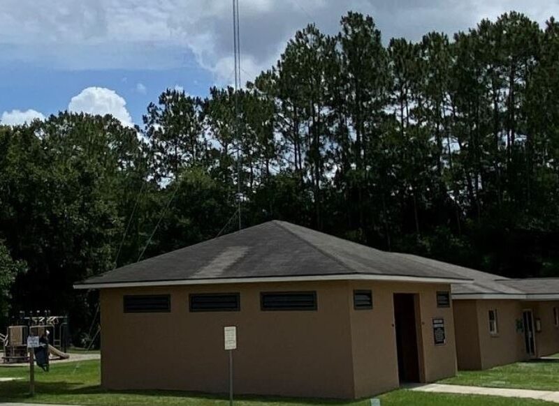 According to law enforcement, a significant amount of human blood was found inside a public restroom located at Hidden Trails Park on November 11, 2024. (Photo: Flagler County Sheriff's Office)