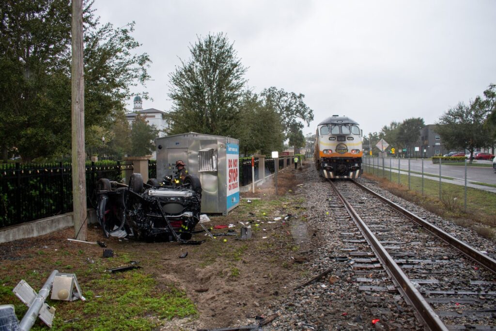Car struck by SunRail train in Maitland on November 6, 2024 3 photo by City of Maitland