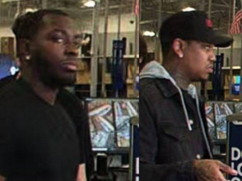 According to Sanford police, these two men allegedly used a stolen credit card to purchase multiple items at a local Best Buy earlier this month.