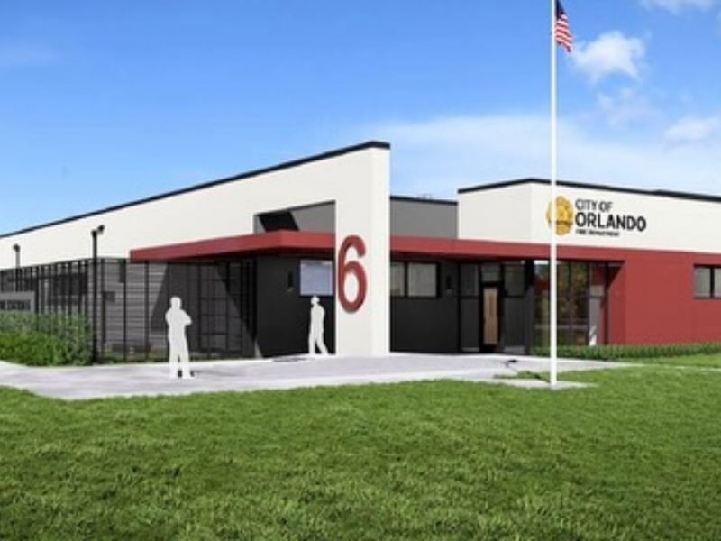 Orlando Fire Department's Fire Station 6 is moving to a new location this fall. (Photo: Orlando Fire Department)