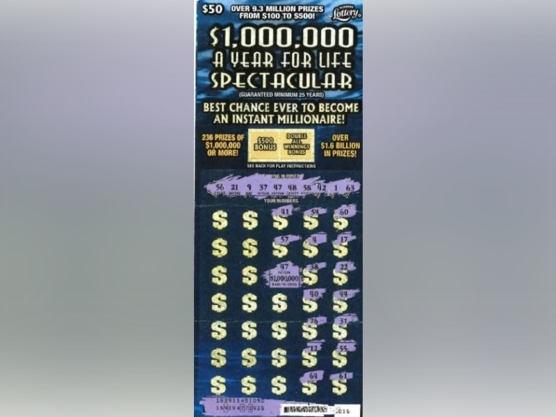 A Kissimmee man recently won $1 million thanks to this scratch-off ticket, which he bought at a local 7-Eleven. (Photo: Florida Lottery)