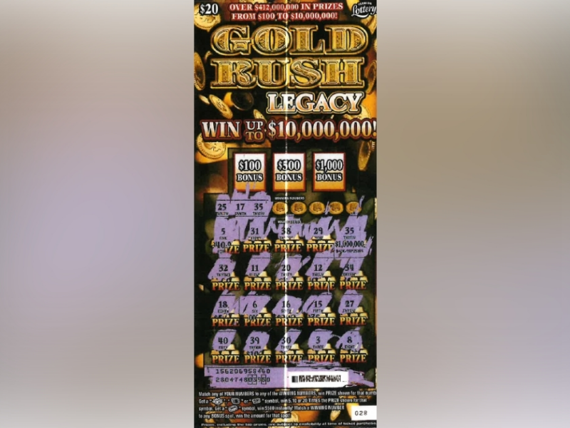 This $20 scratch-off ticket won a Kissimmee resident $1 million. (Photo: Florida Lottery)