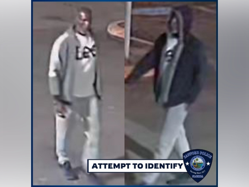 According to Sanford police, this man allegedly broke into a local Hungry Howie's last month and stole a cash register.