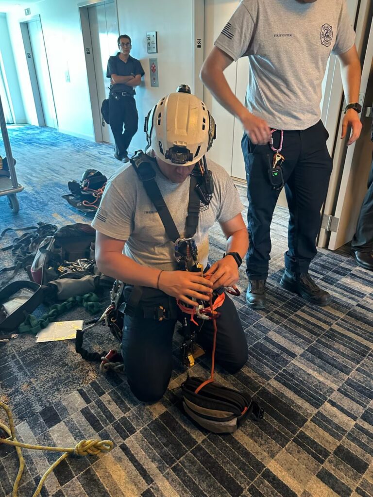 Orange County Fire Rescue elevator rescue on April 12, 2025 2