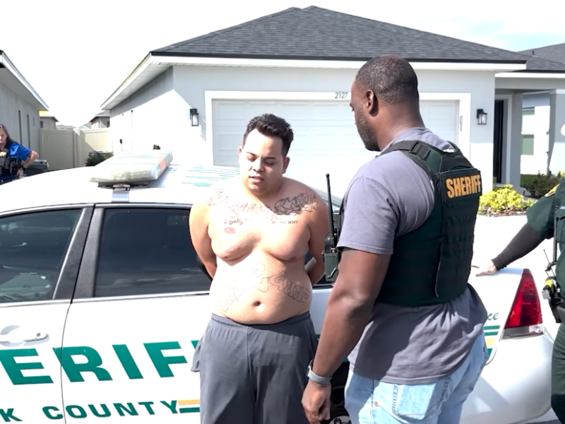 Jesus Manuel Perez, Jr. was arrested in Polk County on April 7, a little over a week after he allegedly shot at another man during a road rage incident outside a Kissimmee Publix. (Photo: Osceola County Sheriff's Office)