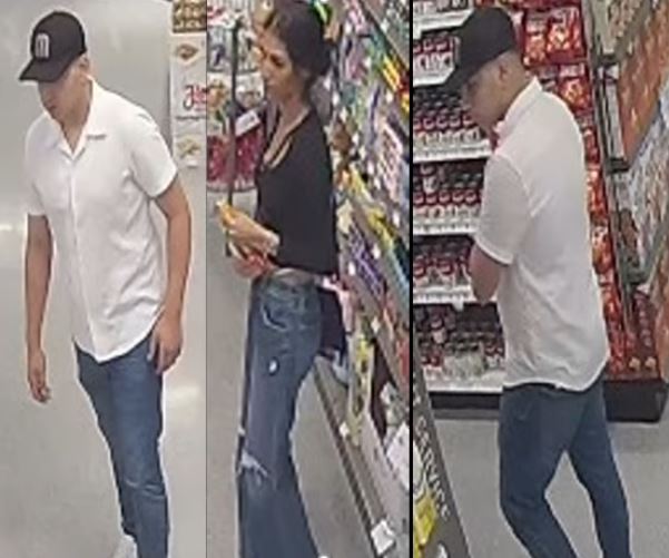 Wallet theft from purse at Publix in Clermont on April 9, 2025 the male suspect left and right and female suspect center , who distracted the female shopper while the theft occurred 2nd photo