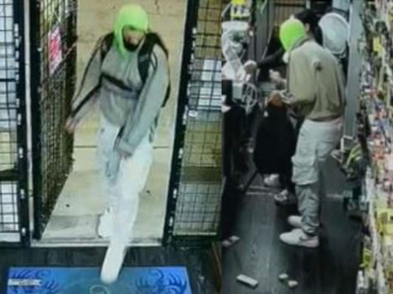 Osceola County detectives are searching for this man after he allegedly robbed a local smoke shop at knifepoint on June 12, 2025. (Photos: Osceola County Sheriff's Office)