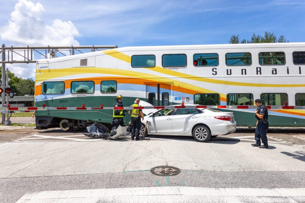 SunRail train collides with car in Maitland on August 14, 2025 4