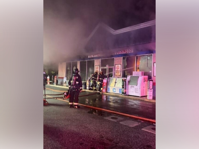 Fire at Chevron in Orlando on October 16, 2025.
