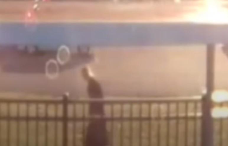 This indiviual was recently captured on surveillance footage taking pictures of Titusville High School 3