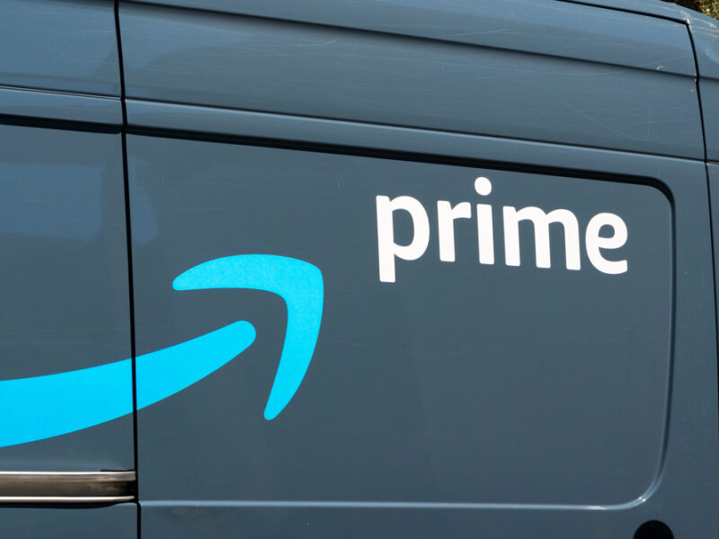 Amazon delivery vehicle