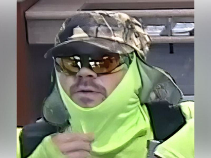 According to Kissimmee police, this man robbed a local bank at gunpoint on January 23, 2026. (Photo: Kissimmee Police Department)