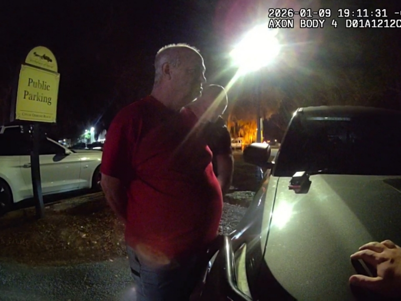 VCSO deputies arresting Ormond Beach resident John Robert Delage on January 9, 2026. (Photo: Volusia County Sheriff's Office)