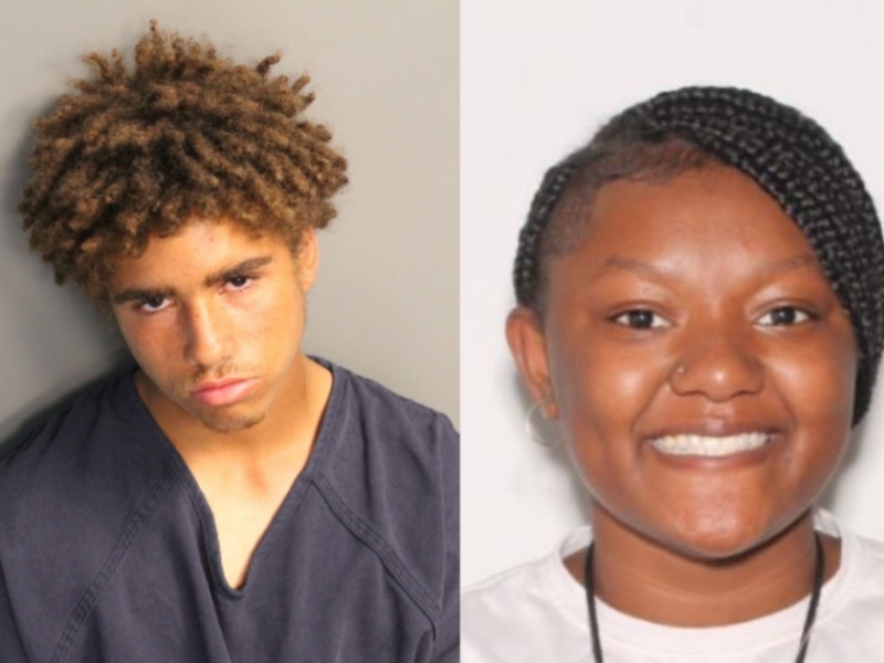 A 17-year-old boy, Osolomon Fitzhugh (left), was arrested on Friday in connection with the shooting death of 20-year-old Celebrity Green (right).