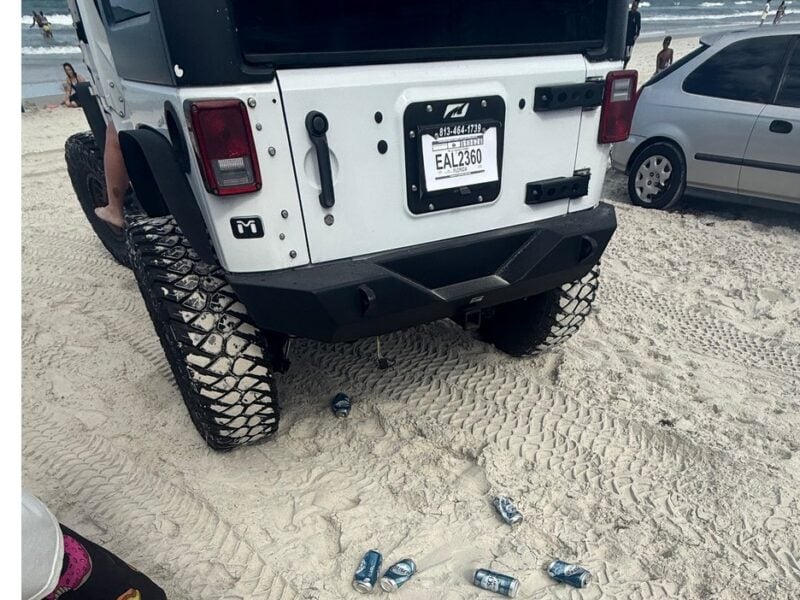 On April 25, 2026, a suspected DUI driver was arrested after hitting a three-year-old boy on a Volusia County beach. (Photo: Volusia County Sheriff's Office)