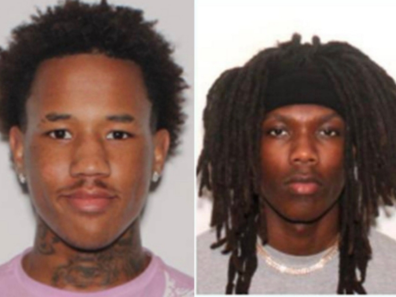 Devonte J. Wyche (left) and Efrem Session (right) are wanted for allegeldy shooting at each other at a RaceTrac in Volusia County on March 26, 2026. (Photos: Volusia County Sheriff's Office)
