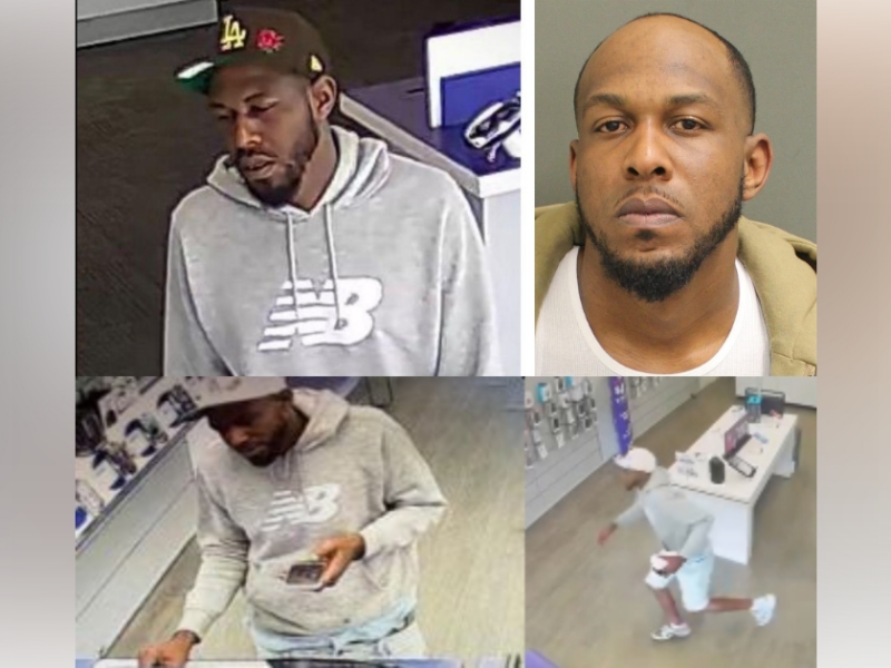 An Orlando resident, Michael K. Brown (pictured above), is wanted for a string of iPhone thefts across Florida. (Photos: Volusia County Sheriff's Office)