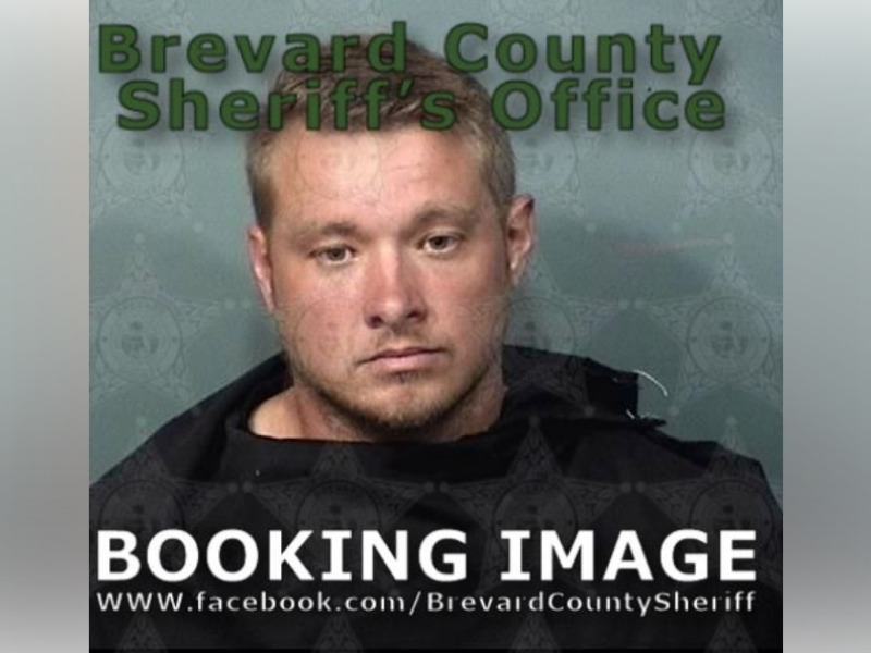 Kasey James Caudill (Brevard County Jail booking photo)