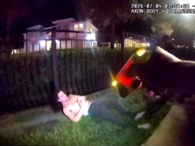Man tasered, arrested after allegedly charging at Kissimmee officers with large knife