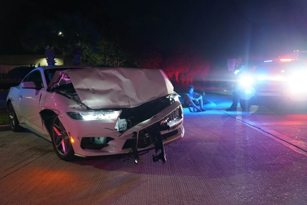 A traffic crash reportedly led to the arrest of one of the DUI suspects. (Photo: Orlando Police Department)