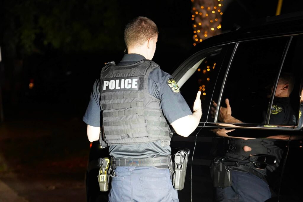 Orlando police officers made contact with nearly 80 individuals during the DUI enforcement operation. (Photo: Orlando Police Department)