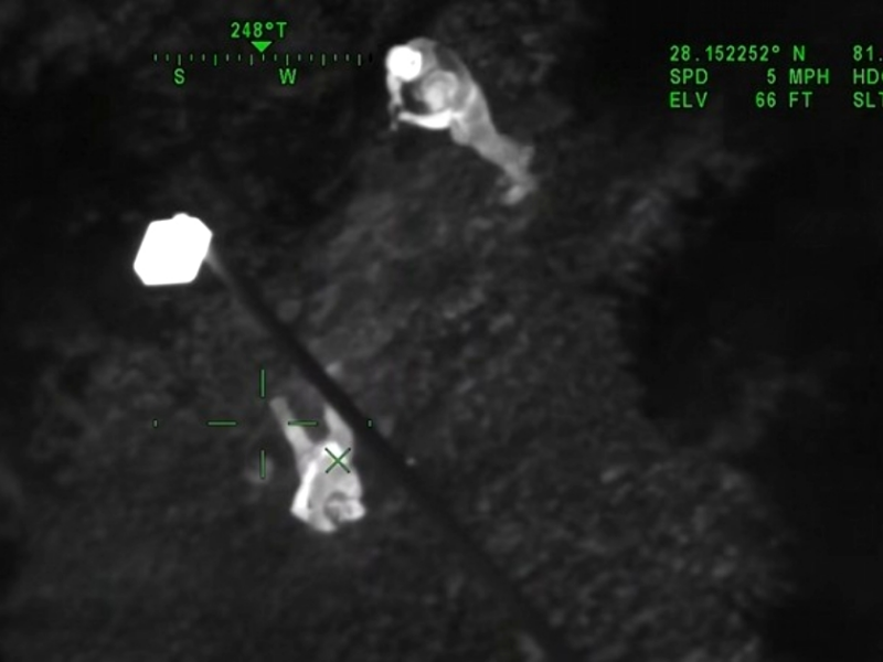 Osceola deputies use spike strips, helicopter to nab driver after 100+ mph chase